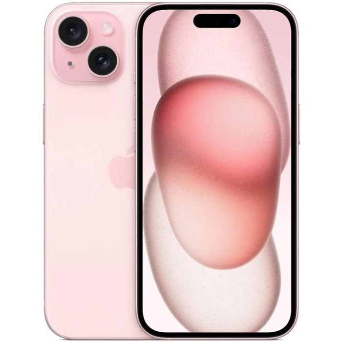 Смартфон Apple iPhone 15 A3092 128Gb розовый(MTLE3CH/A) - фото 1008117