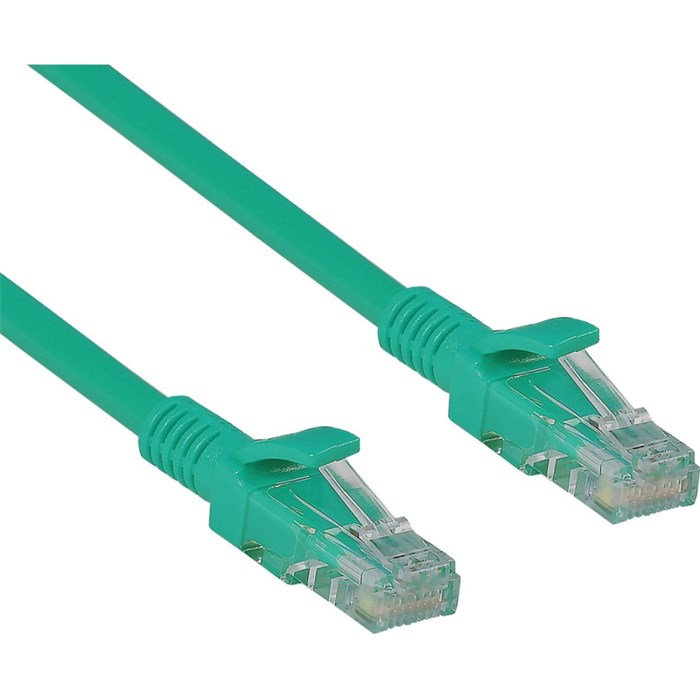 Патч-корд ExeGate UTP-RJ45-RJ45-C6-2M-GN, UTP, cat.6, 2м, зеленый 2047385 - фото 1028052