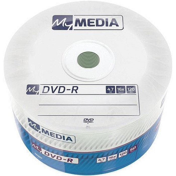 Носители информации DVD-R MyMedia 4.7Gb 16x Pack wrap (50шт/уп) (69200) 1844890 - фото 1030474