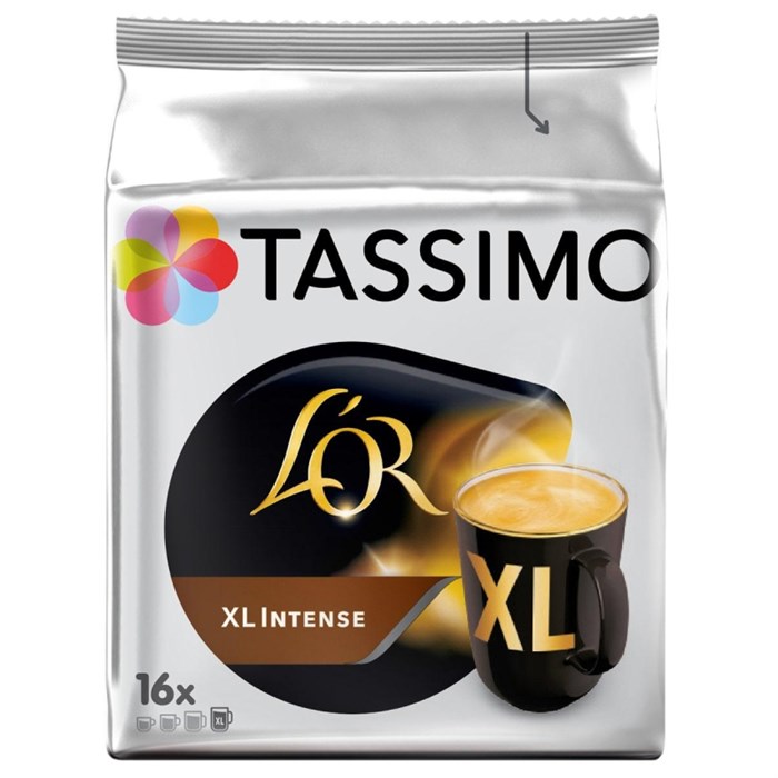 Кофе в капсулах Tassimo L'OR XL Intense нат.жар.мол., 16кап/уп 1722023 - фото 1035112