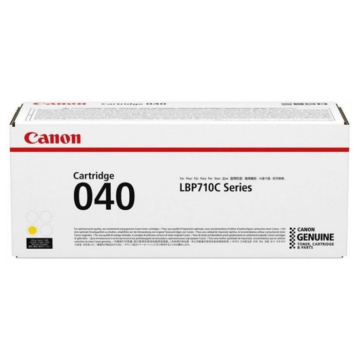 Картридж лазерный Canon Cartridge 040 (0454C001) жел. для LBP710Cx/LBP712Cx 636458 - фото 1036269