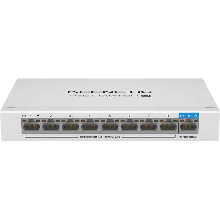 Коммутатор Keenetic PoE+ Switch 9 (KN-4710) 2070907 - фото 1039260