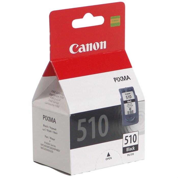 Картридж струйный Canon PG-510 (2970B007) чер для МР240/250/260/270/490/230 134260 - фото 1042381