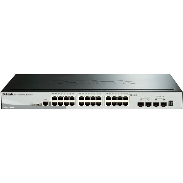 Коммутатор D-Link, PROJ L2+ Smart, 24xGE and 4x10G SFP+ (DGS-1510-28X/A1A) 1517492 - фото 1044336