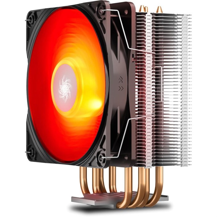 Кулер DEEPCOOL GAMMAXX 400 V2 RED LGA1366/115X/AM4/AM3/+/AM2/+/FM2/+ RET 1262271 - фото 1054803