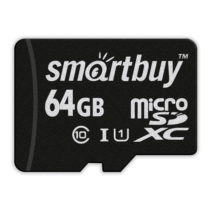 Карта памяти Smartbuy micro SDXC 64GB Class 10 UHS-1 SB64GBSDCL10-00 1559920 - фото 1056199