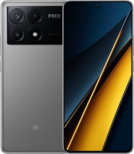 Смартфон Xiaomi Poco X6 Pro 5G 512Gb 12Gb серый моноблок 3G 4G 2Sim 6.67" 1220x2712 Android 13 64Mpix 802.11 a/b/g/n/ac/ax NFC GPS GSM900/1800 GSM1900 TouchSc Protect XM2001222 - фото 1083380