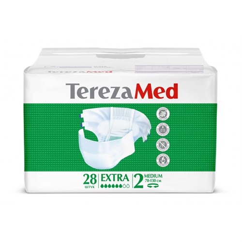 Подгузники TEREZA MED extra medium (№2) 28 шт/уп (90257) 1036116 - фото 1088111