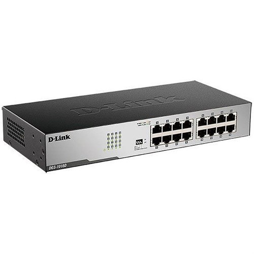 Коммутатор D-Link DGS-1016D/I2A 10/100/1000Base-T 2080977 - фото 1090292