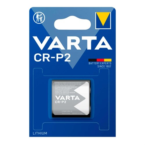 Батарейка Varta CR-P2 1шт Lithium 6V (6204) (1/10/100) 1893621 - фото 1092335