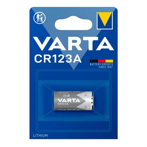 Батарейка Varta Professional CR123A 1шт Lithium 3V (6205) (1/10/100) 1893627 - фото 1092337