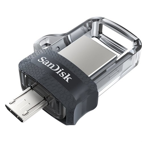 Флеш-память SanDisk Ultra Dual Drive, 64Gb, USB 3.0, micUSB, SDDD3-064G-G46 993446 - фото 1109158