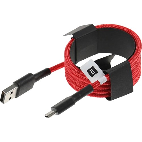 Кабель Xiaomi Mi Braided SJV4110GL USB (m)-USB Type-C (m) 1м красный 2051385 - фото 1109229