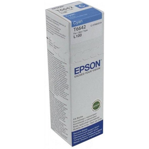 Чернила Epson T6642 C13T66424A гол. для L100 235305 - фото 1112838