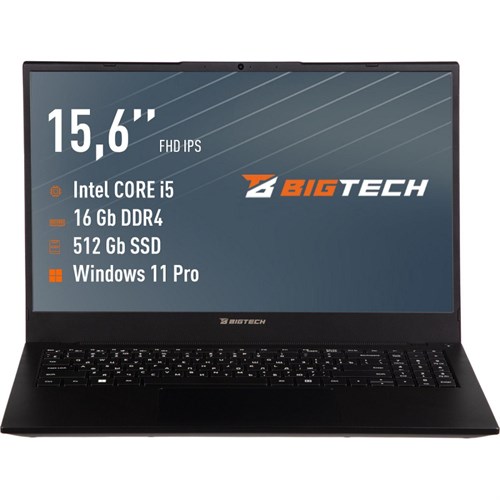 Ноутбук BigTech R157 (R157-I4B9W) i5-1235U/16Gb/512Gb SSD/15.6/W11P 2020380 - фото 1115533