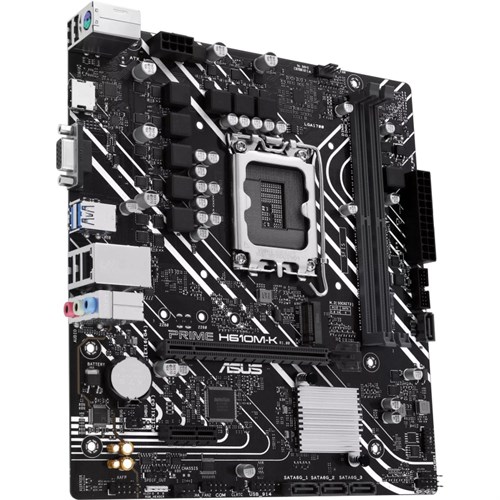 Материнская плата ASUS PRIME H610M-K, LGA1700, H610, 2xDDR5, D-Sub + HDMI 2000393 - фото 1120218