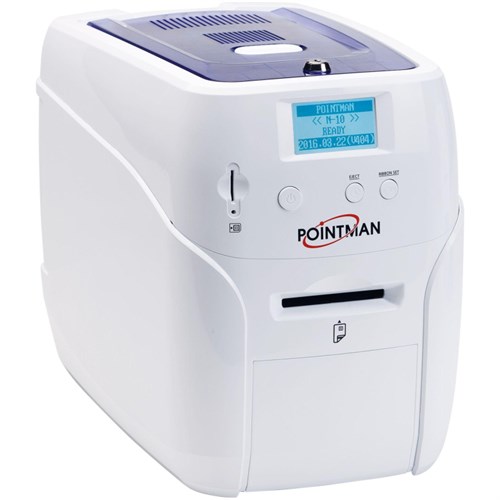 Принтер Pointman N10 односторонний, ручная подача карт, USB&Ethernet 1987323 - фото 1123010