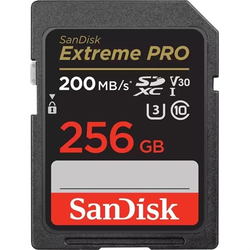 Карта памяти SanDisk ExtremePRO SD UHS/256GB/4K/черн(SDSDXXD-256G-GN4IN) 2054897 - фото 1123392