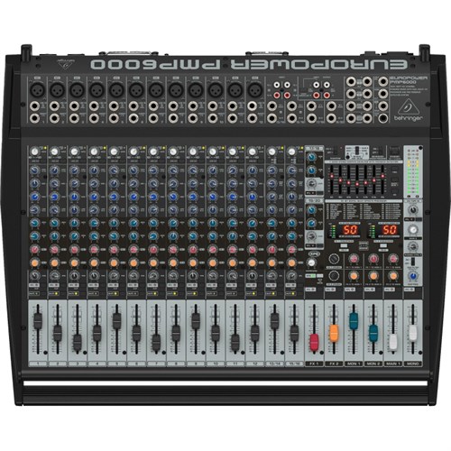 Микшер-усилитель Behringer PMP6000, 12 моновх., 4 стереовх, 2 х 600Вт/ 4Ом 2090593 - фото 1123609