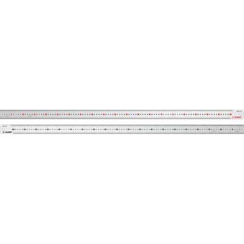 Линейка усиленная нержавеющая ЗУБР  Про-100, длина 1.0 м (34280-100) 2092786 - фото 1127916