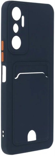 Чехол NEYPO Poket Matte Xiaomi Redmi 13 т-синий  с кармашком XMC122661 - фото 1150274