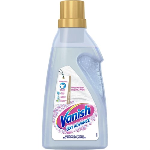 Пятновыводитель VANISH Oxi Advance Мультисила для белых тканей 750мл гель 1428101 - фото 1154320