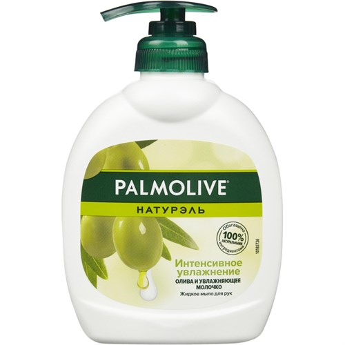 Мыло жидкое PALMOLIVE 300мл Олива+увлажняющее молочко с дозатором 205322 - фото 1154587