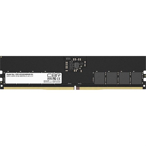 Модуль памяти CBR DDR5 DIMM 16GB  4800Мгц, CL40(CD5-US16G48M40-01) 2107302 - фото 1163124