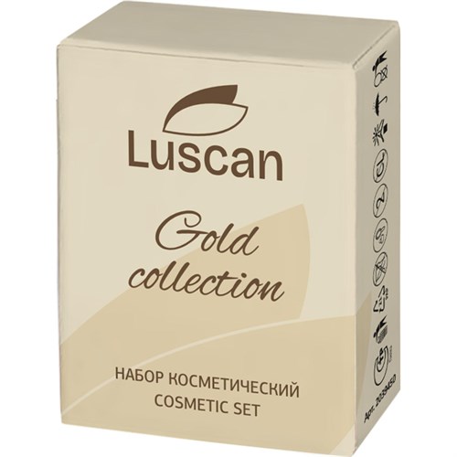 Набор косметический  Luscan Gold Collection, картон, 300шт/наб 2039450 - фото 1165624