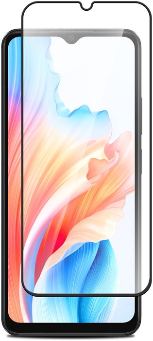 Защитное стекло для экрана BoraSCO прозрачный для Oppo A18/A38 2.5D антиблик. 1шт. (72507) - фото 175983