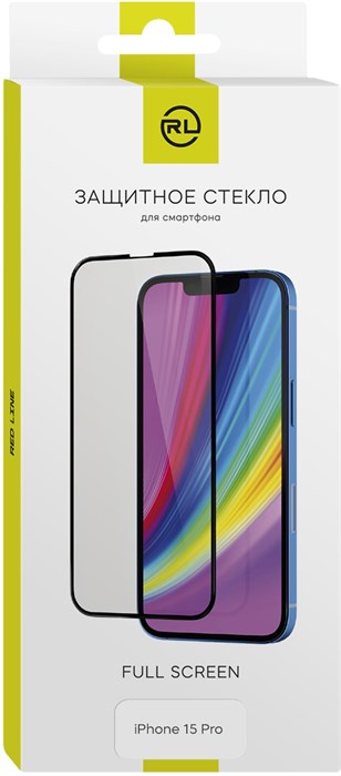 Защитное стекло для экрана Redline прозрачный для Apple iPhone 15 Pro 1шт. (УТ000037247) XM1990902 - фото 176239