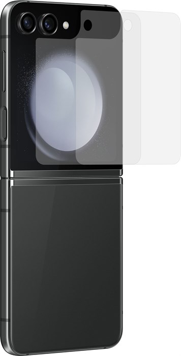 Защитная пленка для экрана Samsung прозрачный для Samsung Galaxy Z Flip5 прозрачная 2шт. (EF-UF731CTEGRU) - фото 176496