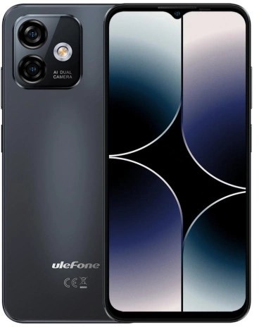 Смартфон Ulefone Note 16 Pro 128Gb 8Gb черный моноблок 3G 4G 2Sim 6.52" 720x1600 Android 13 50Mpix 802.11 a/b/g/n/ac GPS microSD max256Gb XM2011103 - фото 192900