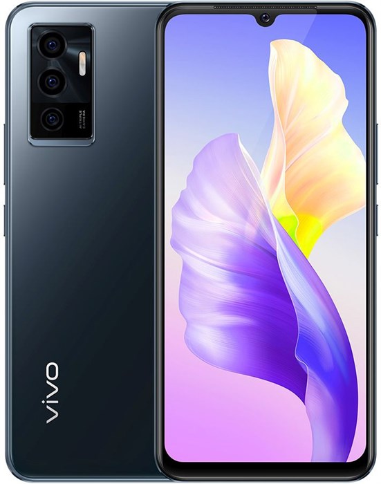 Смартфон Vivo V23E 128Gb 8Gb лунная тень моноблок 3G 4G 2Sim 6.44" 1080x2400 Android 11 64Mpix 802.11 a/b/g/n/ac GPS GSM900/1800 GSM1900 TouchSc microSD max1024Gb - фото 193000