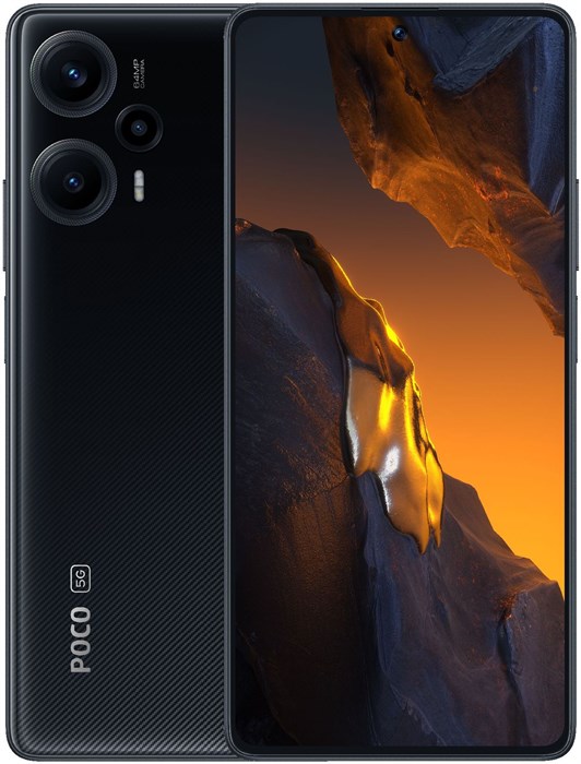 Смартфон Xiaomi Poco F5 256Gb 8Gb черный моноблок 3G 4G 2Sim 6.67" 1080x2400 Android 13 64Mpix 802.11 a/b/g/n/ac/ax NFC GPS GSM900/1800 GSM1900 TouchSc Protect A-GPS XM1924739 - фото 193414