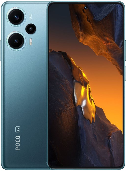 Смартфон Xiaomi Poco F5 256Gb 12Gb синий моноблок 3G 4G 2Sim 6.67" 1080x2400 Android 13 64Mpix 802.11 a/b/g/n/ac/ax NFC GPS GSM900/1800 GSM1900 TouchSc Protect A-GPS XM1924743 - фото 193462