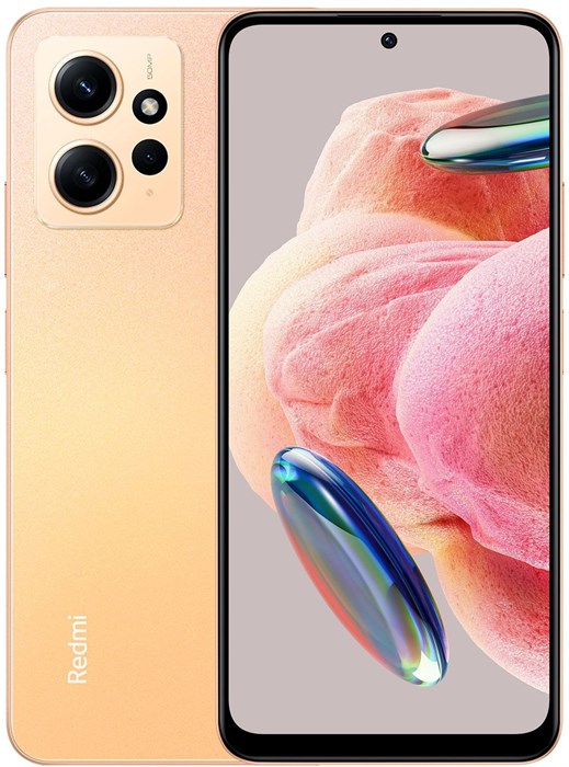 Смартфон Xiaomi Redmi Note 12 256Gb 8Gb золотой рассвет моноблок 3G 4G 2Sim 6.67" 1080x2400 Android 13 50Mpix 802.11 a/b/g/n/ac NFC GPS GSM900/1800 GSM1900 TouchSc Protect A-GPS microSD max1024Gb XM1973571 - фото 193587