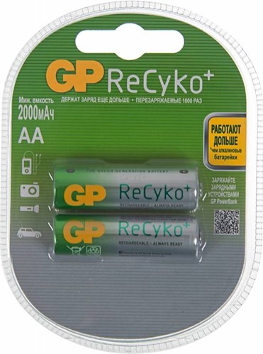 Аккумулятор GP Recyko 210AAHCB XM558961 - фото 22095