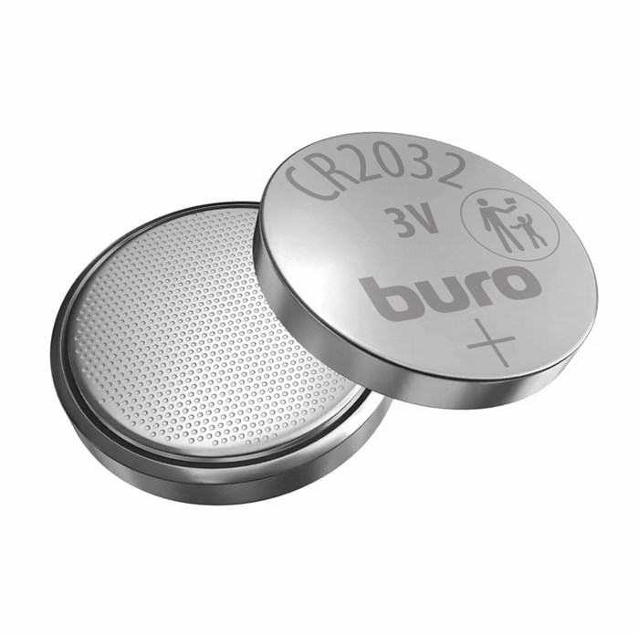 Батарея Buro Lithium CR2032 (5шт) блистер - фото 22225