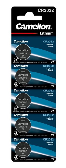 Батарея Camelion Lithium CR2032 BL-5 - фото 22245