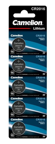 Батарея Camelion Lithium CR2016 BL-5 XM1476326 - фото 22248