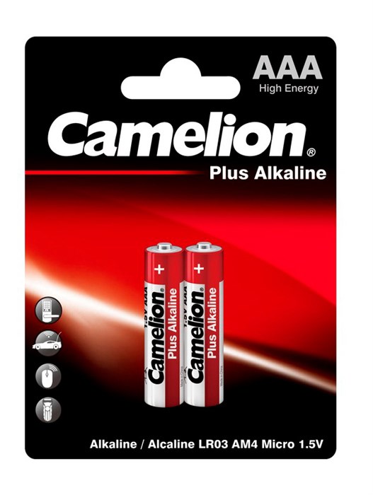 Батарея Camelion Plus Alkaline LR03-BP2 - фото 22249