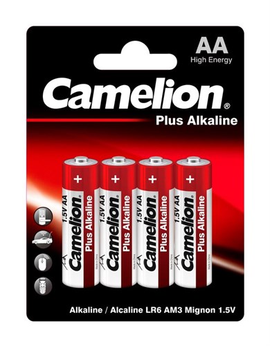 Батарея Camelion Plus Alkaline LR6-BP4 XM1476331 - фото 22251