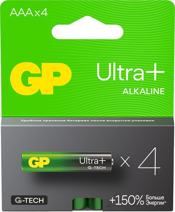 Батарея GP Ultra Plus Alkaline 24AUPA21-2CRSB4 - фото 22344