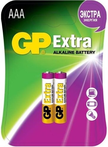 Батарея GP Extra Alkaline 24AX LR03 XM985264 - фото 22535