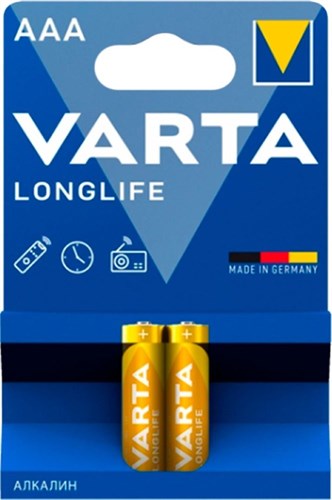 Батарея Varta Longlife Alkaline LR03 XM1955924 - фото 22557