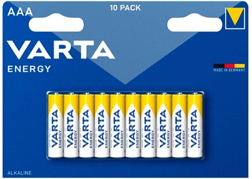 Батарея Varta Energy LR03 BL10 Alkaline XM1900497 - фото 22566