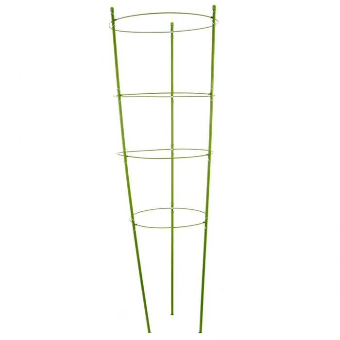 Поддержка для растений круглая H 90 см, металл в пластике, 4 кольца Palisad XW644025 - фото 226810