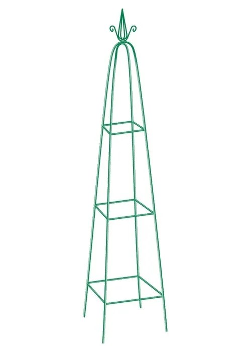 Пирамида садовая декоративная для вьющихся растений, 198 х 33 см, пирамида Palisad XW69127 - фото 227232