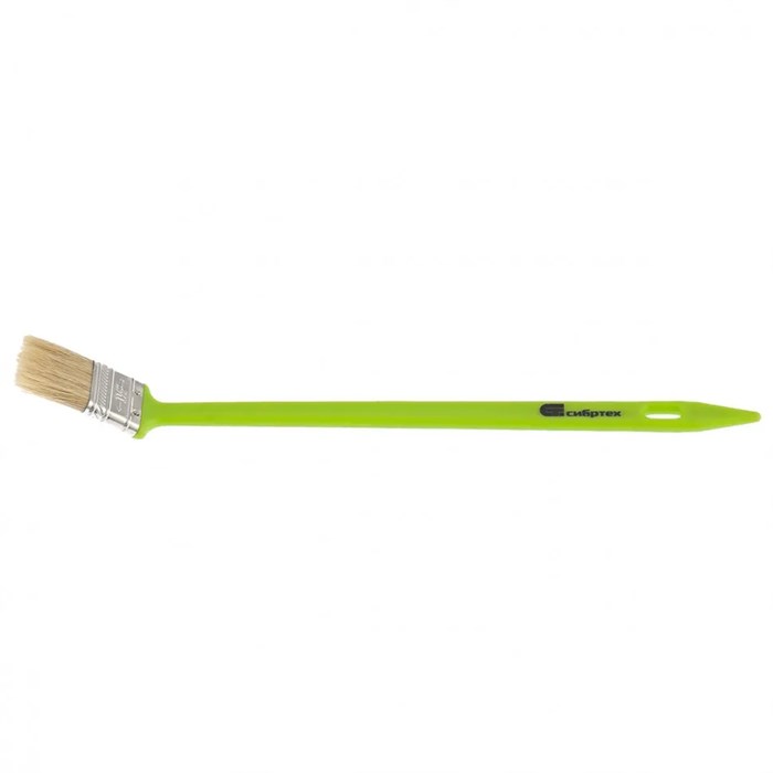 Кисть радиаторная 36 мм, натуральная щетина, пластиковая ручка Сибртех - фото 247450